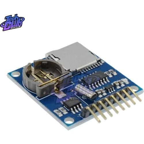 Mini Data Logger Module Logging Shield for Arduino Raspberry Pi Logging Recorder Data Logger Module Shield V1.0 SD Card