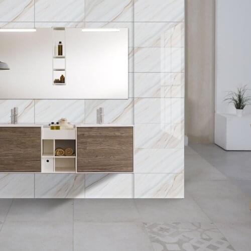 Bedroom bathroom floor stickers PVC thickened self-adhesive tile stickers waterproof and moisture-proof TV background wall