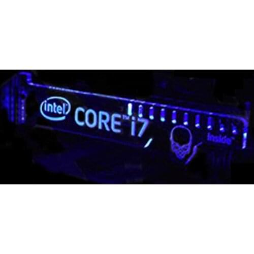 Newest Hot Blue LED Extended Version For CORE i7 inside Luminous Computer Main Box Graphics Cards Support Frame Display Card HIS