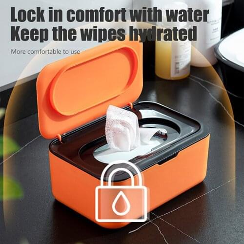 Creative Dust Mask Garbage Bag Storage Boxes Large Capacity Wet Wipe Box Sealed Removable Household Dry And Wet Tissue Case