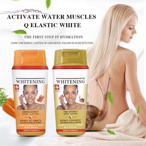 Whitening Bleaching Body Cream Skin body lotion Moisturizing Deep Carrot Whitening Lasting Whole Body Moisturize Dark Skin 250ml
