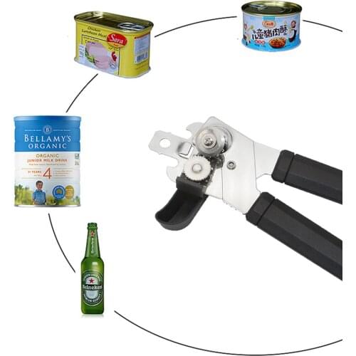 Portable Bare Outfit Cans Opener Manual Can Opener Side Cut Manual Kitchens Opener Canning Knife Kitchen Tools