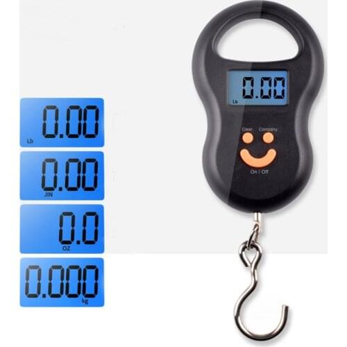 Portable Electronic Scale Gourd Smiley Face Spring Scale Kilogram Fruit Food Weighing Luggage Electronic Weighing Scale