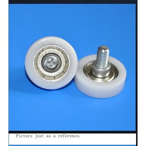 High quality inside 608zz bearing outside polyformaldehyde(POM) Material pulley with M6 screw C3.5L9.5