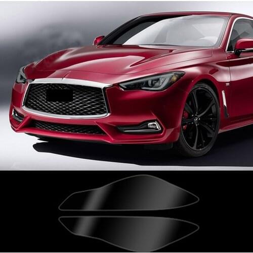 Car headlight anti-scratch protective film for infiniti q60 accessory sticker auto styling 2017 2018 2019 2020 2021 2022 tpu
