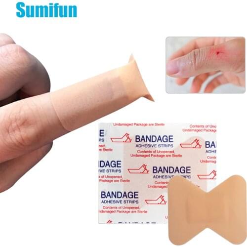 10pcs Waterproof Medical Band Aid Bandages First Aid Anti-Bacteria Wound Plaster Anti Infection Travel Emergency Kit Skin Care