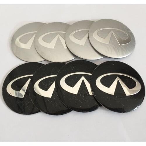 4pcs 56.5mm 65mm infiniti car emblem Wheel Center Hub Caps Badge covers sticker for q30 q50 g35 g37 fx35 fx37 qx70