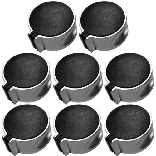 8 PCS Gas Stove Knob,8mm Cooker Control Switch Range Oven Knobs Cooktop Burner Knob for Kitchen Replacement Accessories