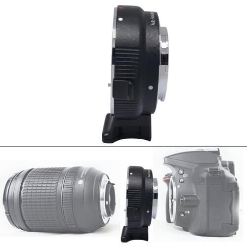 Auto Mount Adapter EF-NEX for Canon EOS EF Mount Lens to Sony NEX series E-Mount Camera with 1/4 Tripod socket