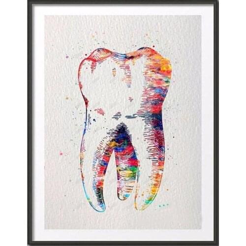 Diy diamond painting dental 3d pictures by numbers diamond embroidery cross-stitch wall stickers home decoration L570