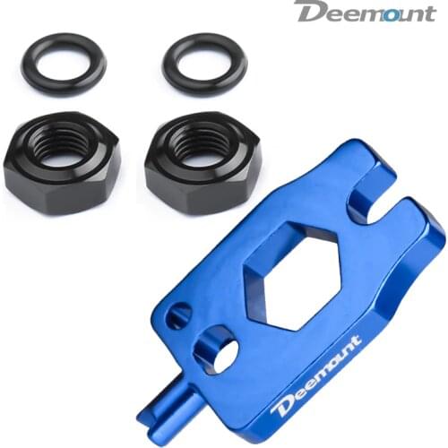 Bicycle Tubeless Valve Repair Tool Optional F/V A/V Hex Nuts O-ring Schrader Presta Multi-function Service Wrench