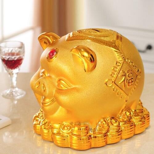 Pig Safe Ceramic Large Piggy Bank Cartoon Coins Safe Money Box Toy Coins Box Ceramic Alcancias Money Saving Box For Kids M5B019