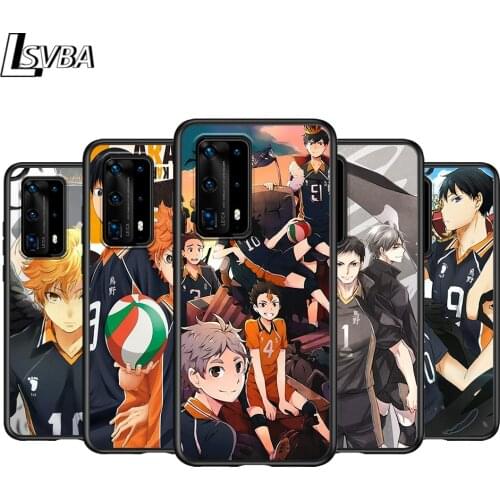 Funda Haikyuu Hinata Saldırıları For Huawei P Smasrt 2018 2019 2020 2021 Smart S/Z Smart Plus Smart Pro Black Cover Phone Case