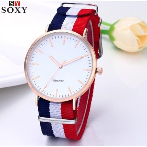 Hot Sale Nylon Strap Watch Men Watch Ultra Thin Mens Watch Fashion Sport Mens Watches Clock reloj hombre erkek kol saati