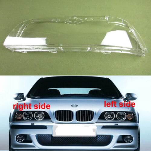 For BMW 5 Series E39 520 525 528 530 2000~2003 Headlamps Transparent Cover Headlamp Housing Headlamp Shell Lens Glass Lampshell