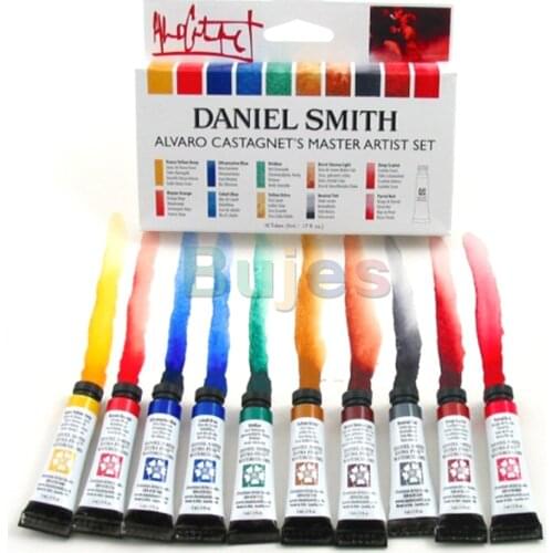 Original American Daniel Smith Watercolor Paint Water Color Mineral Basic 5ml 6colors Aquarela Painting Supplies,Adults,Children