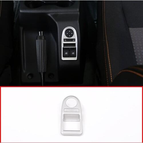 Silver ABS Window Lift Button Frame Cover Trim For LADA NIVA Car Accessories