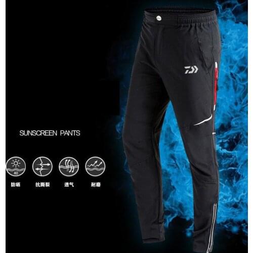 New Summer Outdoor Daiwa Pants Men Quick Drying Fishing Pants Anti-uv Breathable Mens Windstopper Pants Fishing Leggings