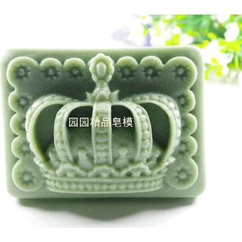 Crown Silicone Soap mold Handmade 3d silicone mould DIY Craft molds S171