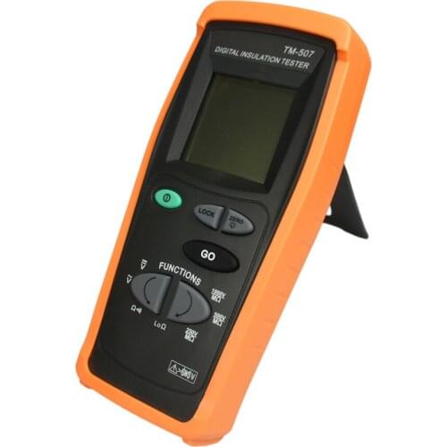 Insulation Tester TM-507 megohmmeter resistance tester CAT IV 600V 4 digits LCD display