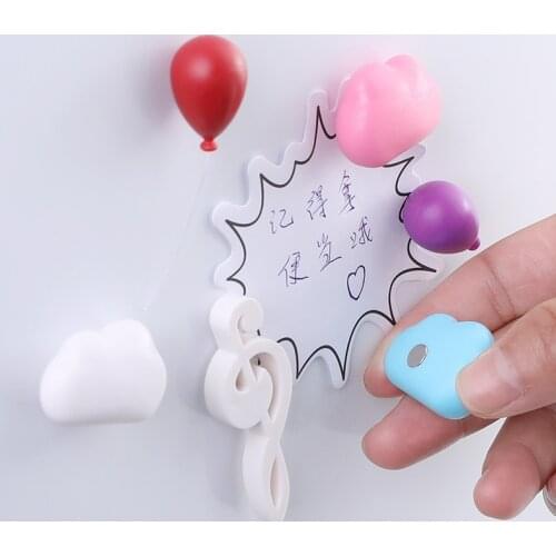 Cloud Fridge Magnet Three-dimensional Balloon Music Note Fridge Magnet Creative Sticky Note Creative Fridge Magnet