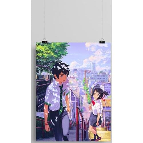 Your Name Kimi no Na wa anime Canvas poster Painting wall Art decor Living room Bedroom Study Home Decoration Prints