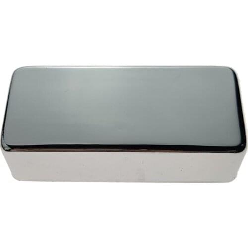 1pc Mini Brass Humbucker Pickup Cover No Hole for Guitar Accs Durable Chrome