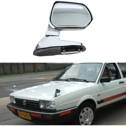 2x SUV UTE Car Hood Bonnet Blind Spot Side View Wide Angle Mirrors Safety Mirror Silver / Black