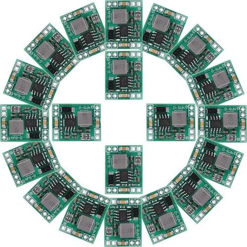 20 Pcs Mini MP1584EN DC-DC Buck Converter Adjustable Power Supply Module 24V To 12V 9V 5V 3V Reduced Voltage Regulator