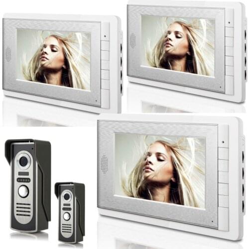 2V3 7 Inch Monitor Water-Proof IP66 Wired Video Door phone