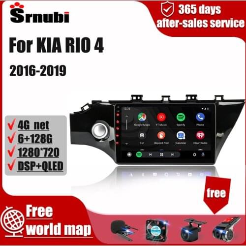 For KIA RIO 4 2017-2019 Android Car Radio Multimedia Video Navigaion 2 din BT Head unit speaker audio stereo carplay accessories