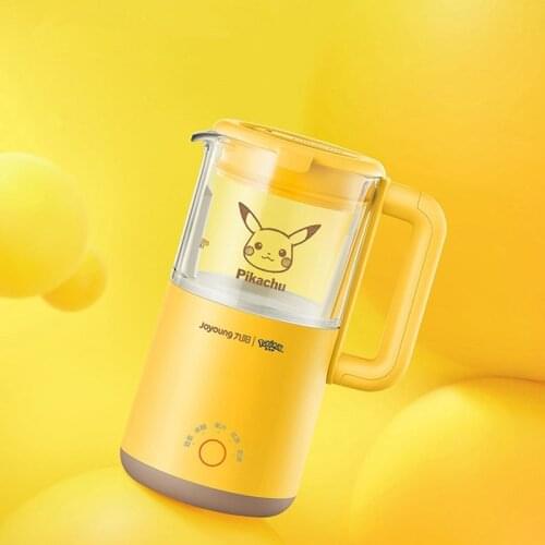 Joyoung Pikachu 220V 300ML Electric Mini Juicer Automatic Household Soybeans Milk Maker Baby Food Blender with Heating Function