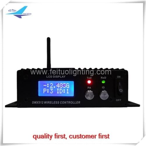 Free shipping 1pc DMX Controller LED Display DMX512 LED Stage Light Wireless Transmitter and Receiver