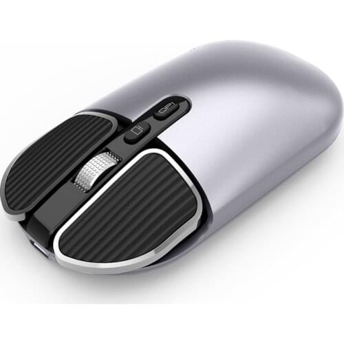 Wireless Mouse For Laptop Rechargeable Portable Silent Gaming 2.4G Receiver Mouse Bluetooth-compatible Mouse For PC Computer