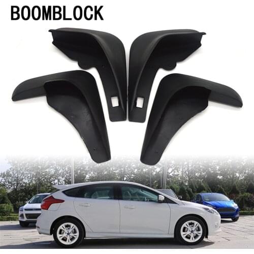 4pc Car Front Rear Mud Flaps Mud Flap Mudguards Fender For Ford Focus 2 MK2 MK2.5 Accessories 2005 2006 2007 2008 2009 2010 2011