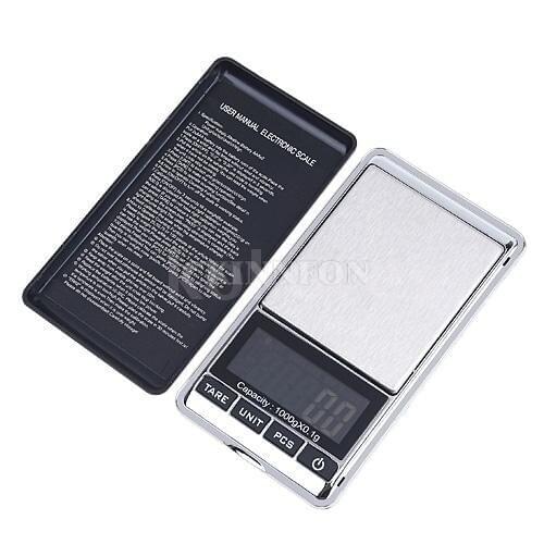 DHL 100PCS Digital LCD Pocket Weighting Jewelry Scale 1000g x 0.1g