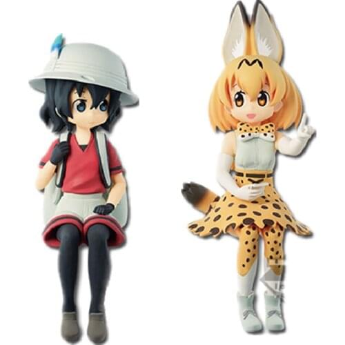 14CM Japanese original anime figure Kemono Friends Project Mini Animal Girl PVC Action Figure Collection Model Toys