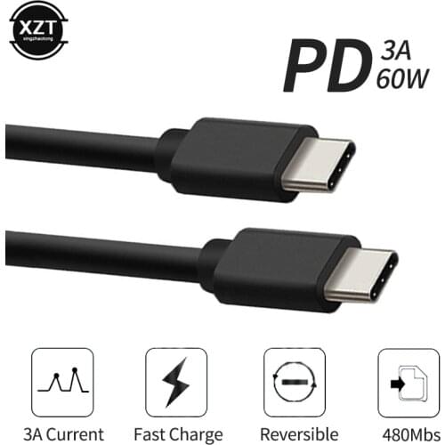 USB Type C Cable for xiaomi 6 Huawei USB C Mobile Phone Cable Fast Charging Type-C Data transfer Cable Male 3A for MacBook 2015