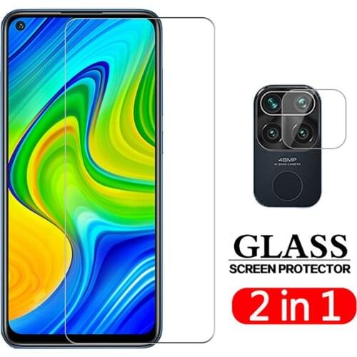 Camera Lens Film For Redmi Note 9 7 8 Pro 8T 8 9A Tempered Glass 2-in-1 Screen Protector Glass on Redmi Note 9s 8 Pro Max Glass