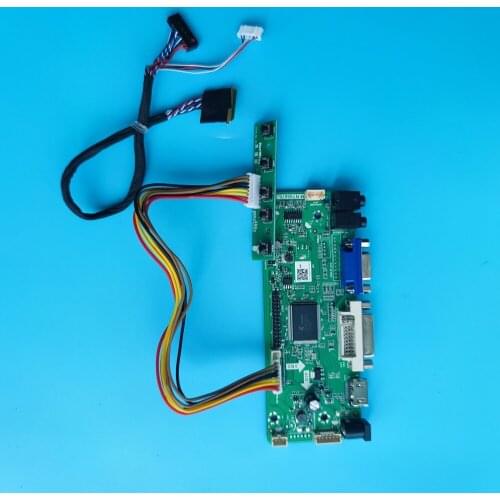 Kit For M101NWT2 R2/R1/R0/R3/R4 LVDS LED LCD DVI Panel 10.1" Controller board HDMI-compatible VGA Screen Monitor 1024X600