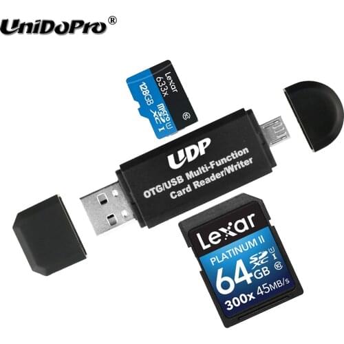 Micro USB OTG Card Reader for Huawei Honor 8X Max , P Smart+ , Nova Smart , Enjoy 8 Plus / 7 Plus, MediaPad T1 10 / M3 Lite