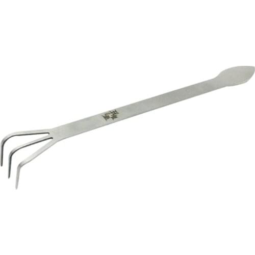 Multifunctional Stainless Steel Gardening Rake Bonsai Root Loosen Soil Spatula