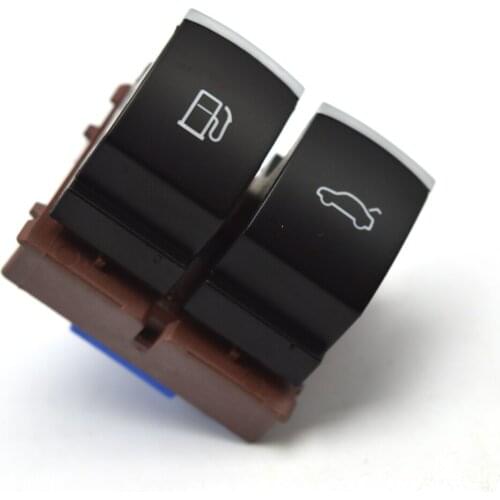 100% New # High quality Chrome Gas Door Fuel Tank Switch Trunk Luggage Switch For VW Volkswagen Passat B6 B7 CC 35D959903