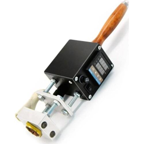 Handheld digital hot stamping foil embossing machine for branding leather logo