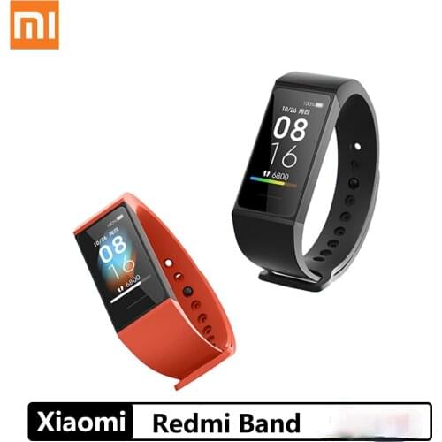 100% Original Xiaomi Redmi Band Smart Wristband Fitness Bracelet 1.08" Color Touch Screen Sleep Track Heart Rate Monitor MiBand