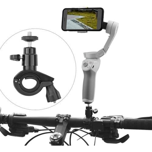 Stable Easy Install Bike Bracket Gimbal Stabilizer Black Professional Cycling Accessories Lightweight For DJI OSMO Mobile 4