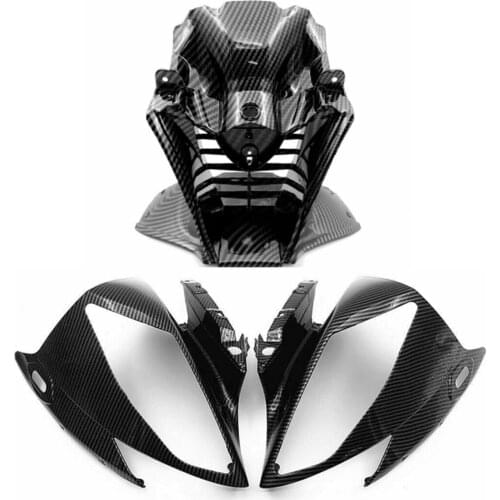 Carbon Fiber Pattern Front Upper Nose Fairing Cowling Set for YAMAHA YZF R6 2006 2007