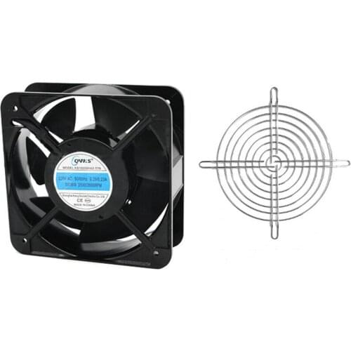 For QVKS 15050 AC 220v KS15050HA2 Distribution Box Cooling Fan Axial Flow Fan 150*150*51mm Cooler