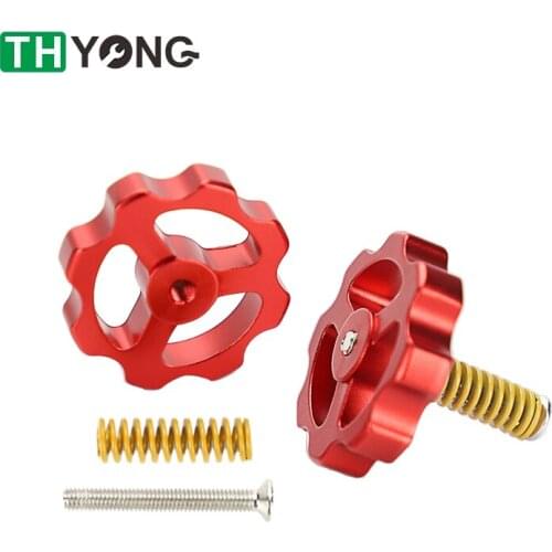 4pcs M4 Screw 4pcs Nuts 4pcs Heatbed Leveling Spring Knob for CR10 3D Printer Print Platform Screw Calibration Parts