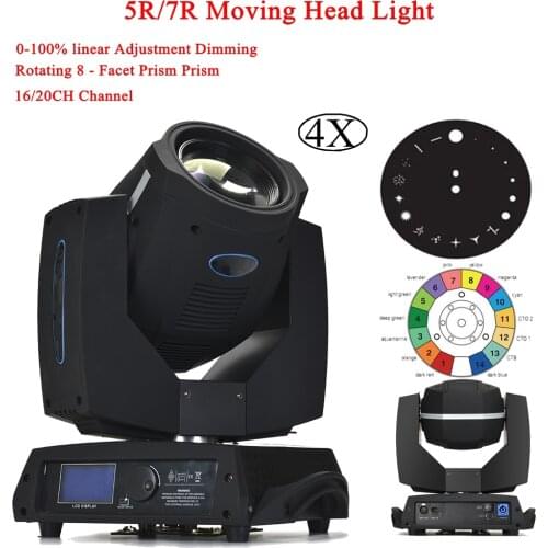 2018 NEW Product 5R 200W / 7R 230W Optional Yodn Lamp Bulb Moving Head Beam Light DMX512 Laser Disco DJ Party Stage Lighting